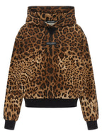 Dolce & Gabbana Brown Cotton Hoodie