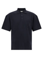 Saint Laurent Blue Cotton Polo Shirt