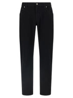Dolce & Gabbana Black Cotton Slim Fit Jeans
