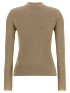 Max Mara Beige Silk Cardigan
