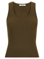 Max Mara Bicolor Viscose Sleeveles T-Shirt