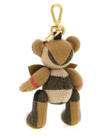 Burberry Beige Cashmere Keychain