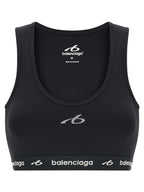 Balenciaga Black Polyamide Sport Bra