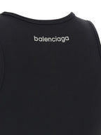 Balenciaga Black Polyamide Sport Bra