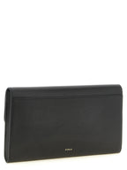 Furla Black Calfskin Clutch Bag