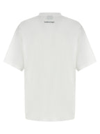 Balenciaga White Cotton T-Shirt
