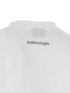 Balenciaga White Cotton T-Shirt