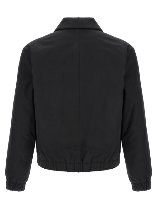 Ami Paris Black Cotton Bomber