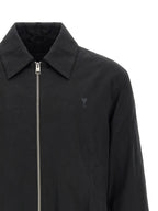 Ami Paris Black Cotton Bomber