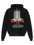 Balenciaga Black Cotton Sweatshirt