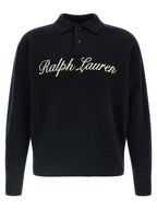 Polo Ralph Lauren Black Wool Polo Shirt