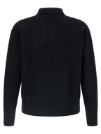 Polo Ralph Lauren Black Wool Polo Shirt
