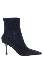 Jimmy Choo Blue Leather Ankle Boots