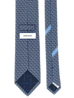 Ferragamo Blue Silk Scarf