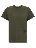 Fendi Bicolor Cotton T-Shirt