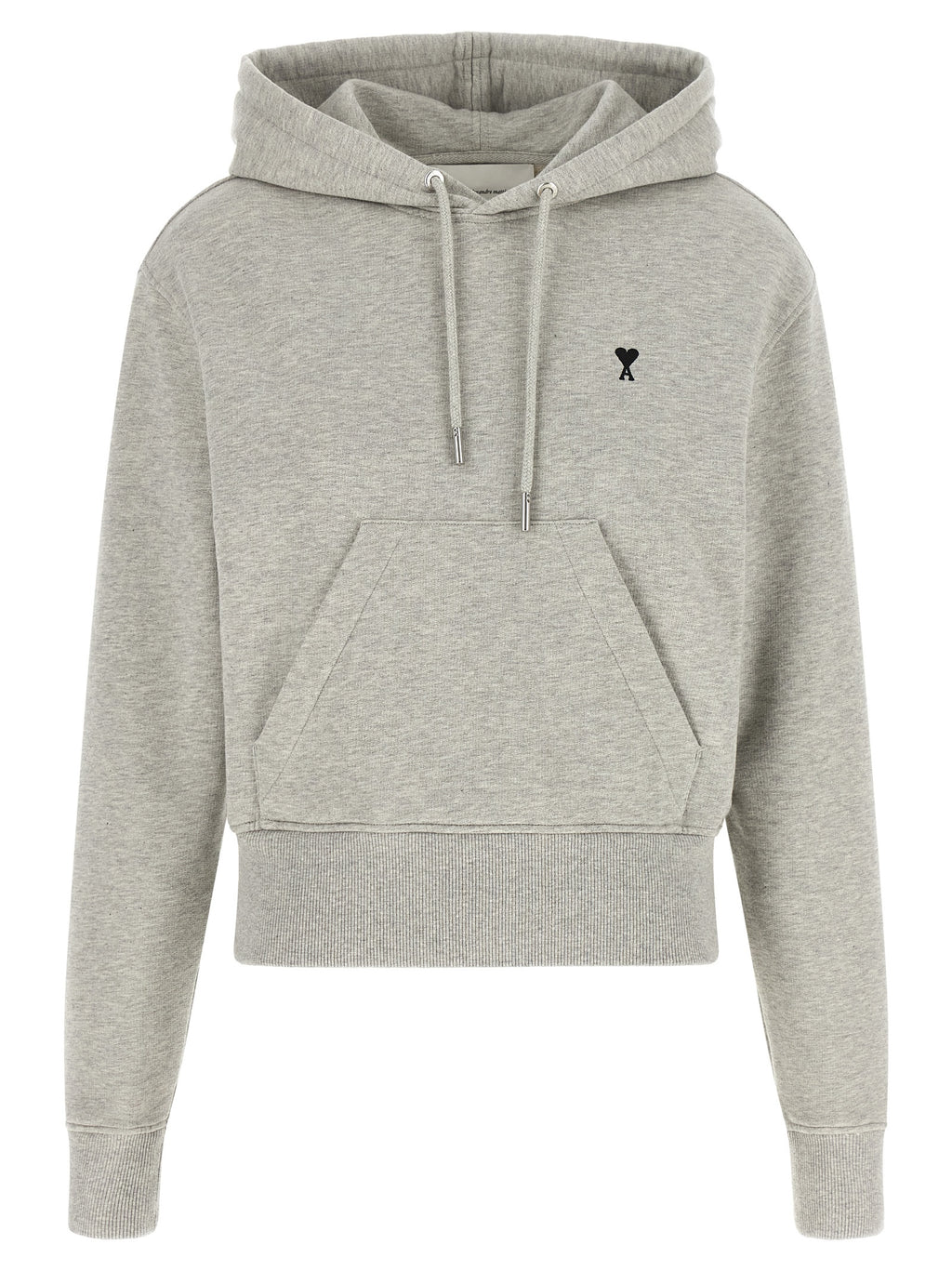 Ami Paris Gray Cotton Sweatshirt