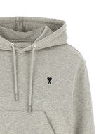 Ami Paris Gray Cotton Sweatshirt