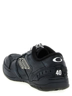 Balenciaga Black Calfskin Athletic Sneakers