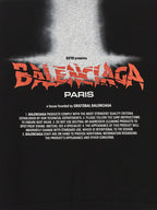 Balenciaga Black Cotton T-Shirt