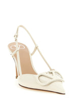 Valentino Garavani White Calfskin High Heel Pumps