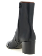Valentino Garavani Black Calfskin Ankle Boots