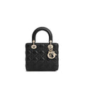 Dior Black Lamb Leather Handbag