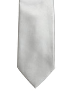 Dolce & Gabbana Gray Satin 100% Silk Adjustable Tied Men Necktie Tie