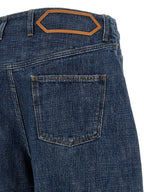 Jacquemus Blue Organic Cotton Relaxed Fit Jeans