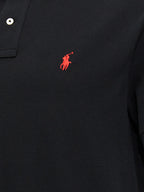Polo Ralph Lauren Black Cotton Polo Shirt