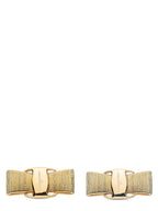 Ferragamo Gold Brass Earrings