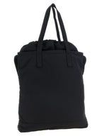 Maison Kitsuné Black Nylon Tote Bag