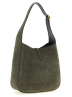 Saint Laurent Gray Lamb Leather Shoulder Bag