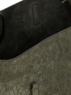 Saint Laurent Gray Lamb Leather Shoulder Bag