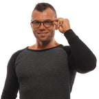 Ermenegildo Zegna Gray Plastic Glasses (Frames)