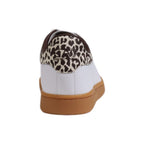 EA7 Emporio Armani Beige Leather Low Top Sneakers