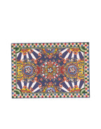 Dolce & Gabbana Multicolor Carretto Siciliano Envelope Post Card Holder