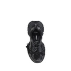 Balenciaga Black Fabric Athletic Sneakers