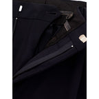 Valentino Garavani Black Wool Dress Pants