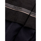 Valentino Garavani Black Wool Dress Pants