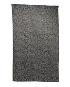 Dolce & Gabbana Black Polka Dots Polyester Wrap Shawl Scarf