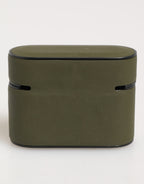 Dolce & Gabbana Army Green Rubber Logo Embossed Accessory  Airpods Case