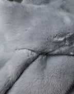 Dolce & Gabbana Powder Blue Mink Fur Neck Warmer Scarf