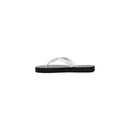 Armani Exchange Black And White Rubber Flip-Flop Sandals