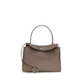 Balenciaga Gray Calf Leather Bos Taurus Shoulder Bag