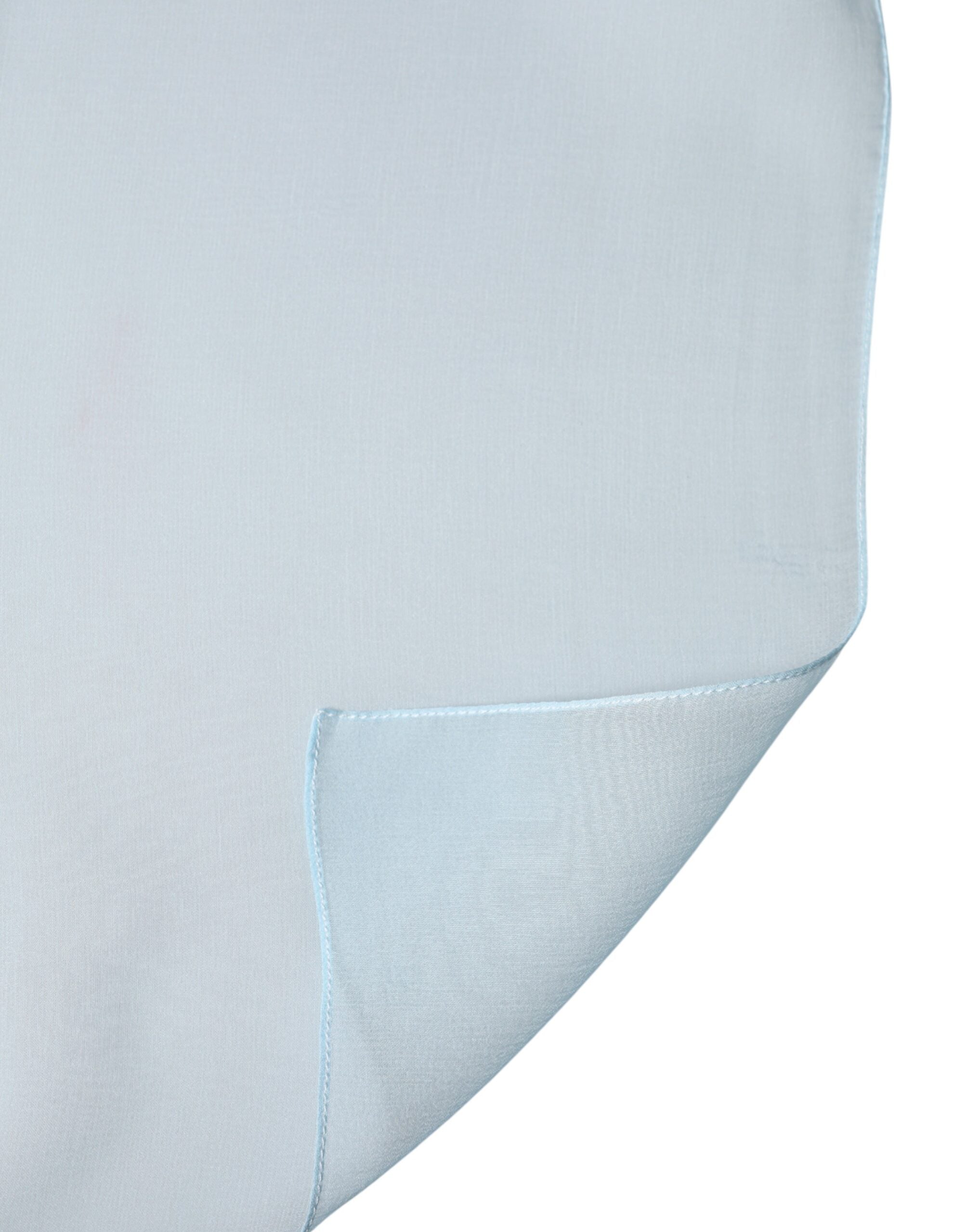 Dolce & Gabbana Light Blue Stole Silk Neck Wrap Shawl Scarf