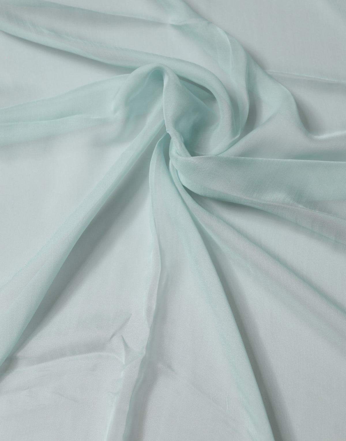 Dolce & Gabbana Light Teal Silk Stole Neck Wrap Shawl  Scarf