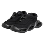 Dolce & Gabbana Black Slip On Low Top Wave Sneakers Shoes